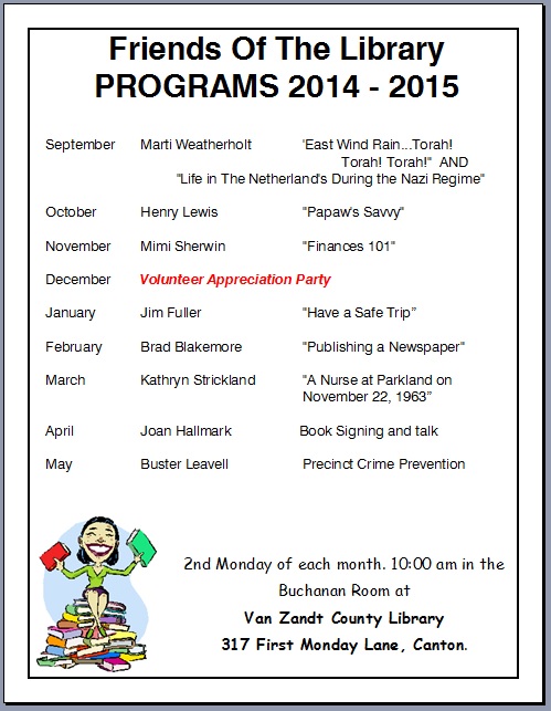 FOL Programs 2014