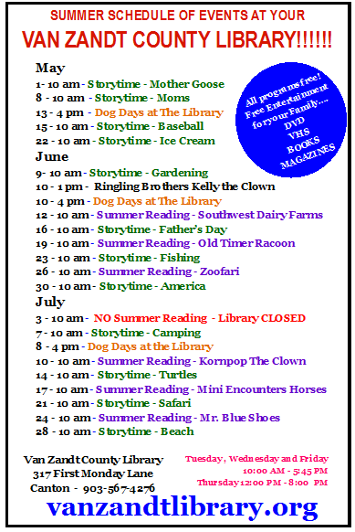 Summer Storytime 2015